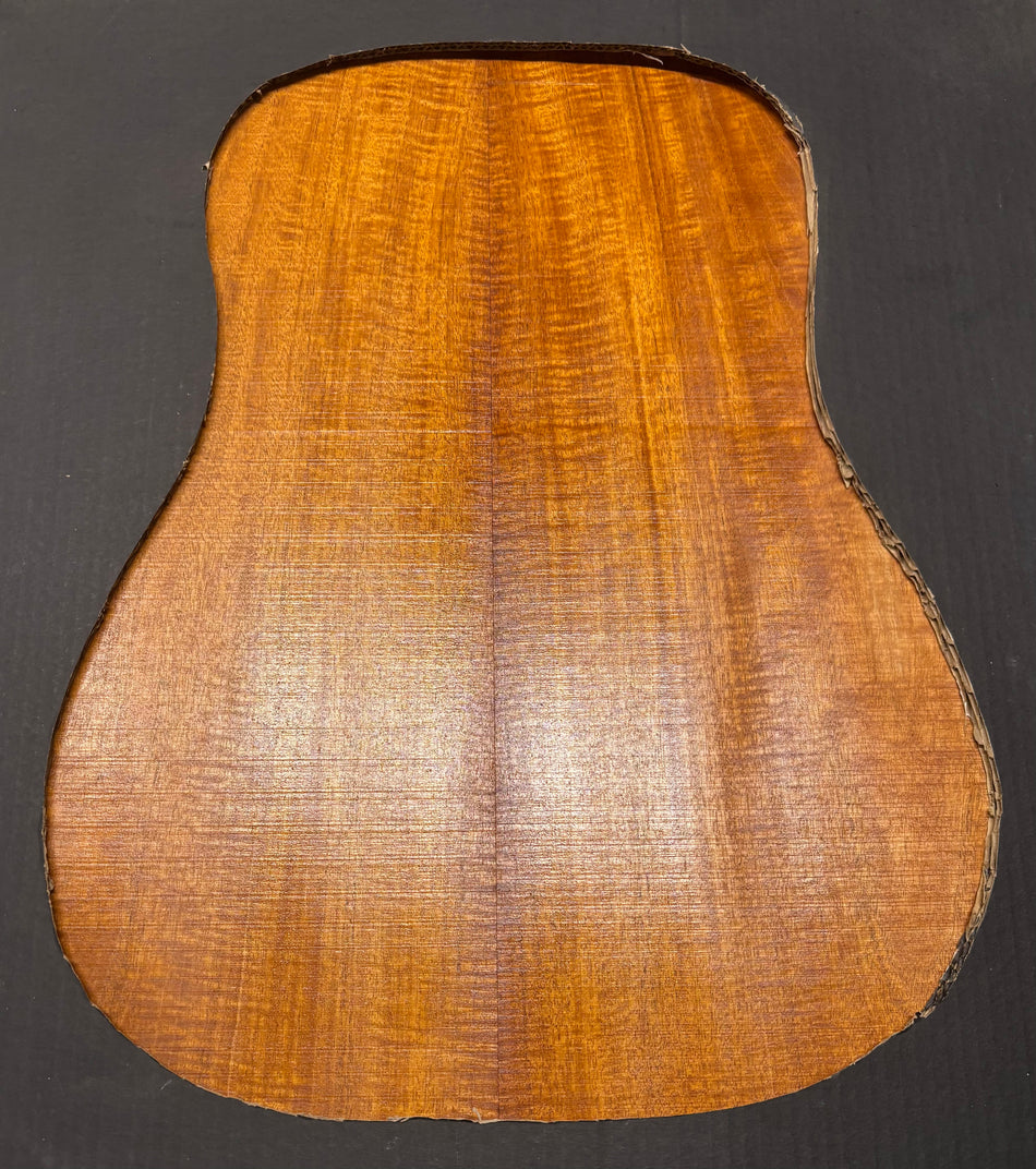 Flame Genuine Mahogany Dreadnought Guitar Back & Side Set #4068