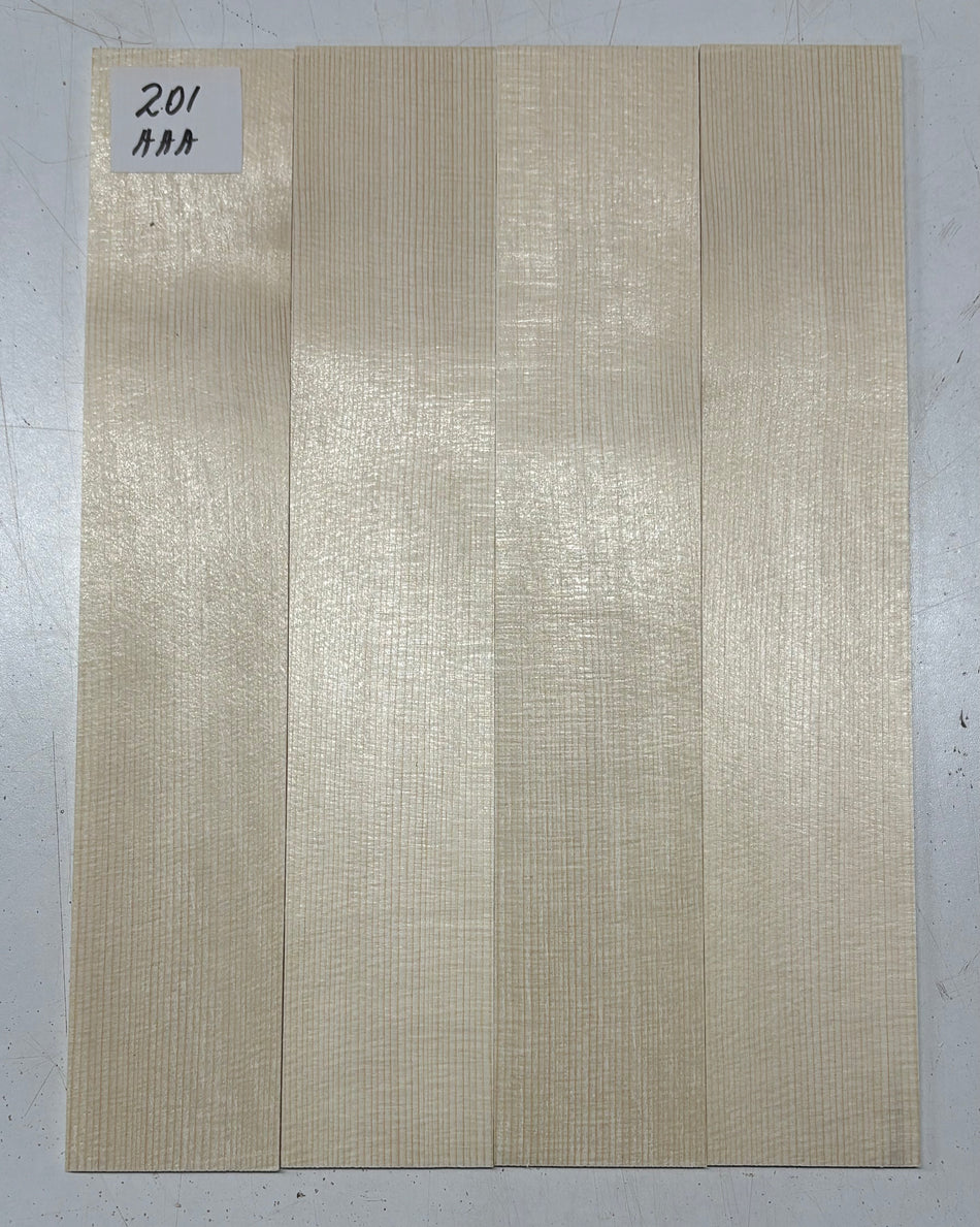 4 Piece German Spruce Baritone Ukulele Guitar Top- AAA Grade #201