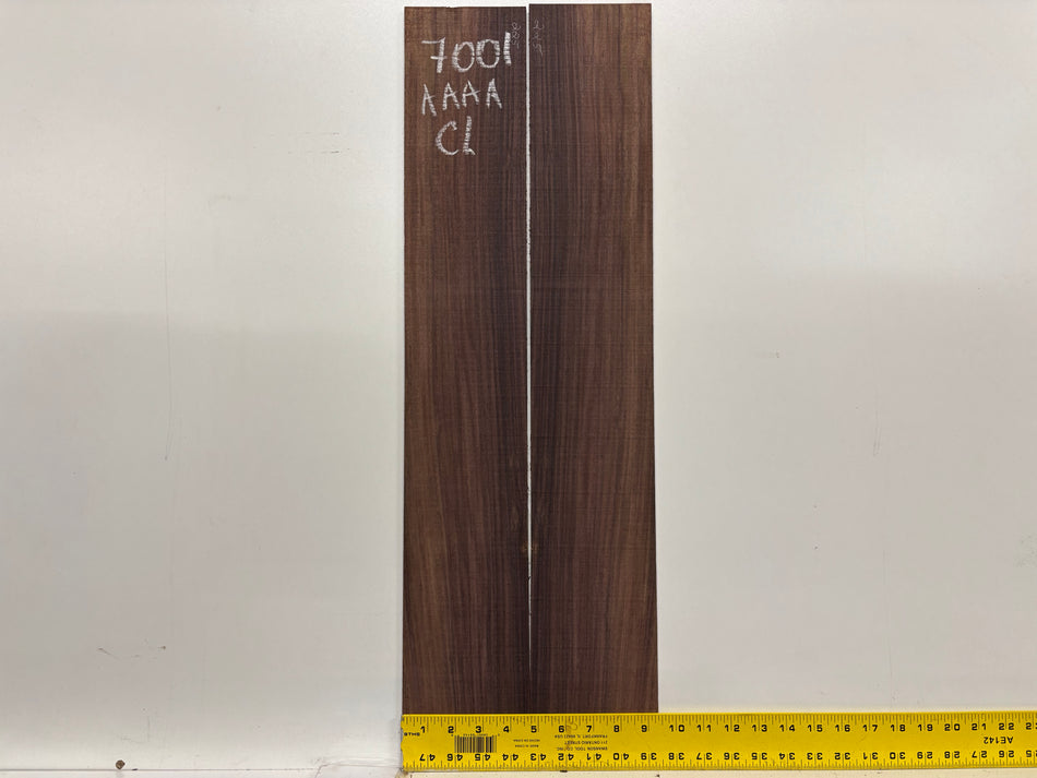 East Indian Rosewood Classical Guitar Side Set – AAAA Grade  #7001