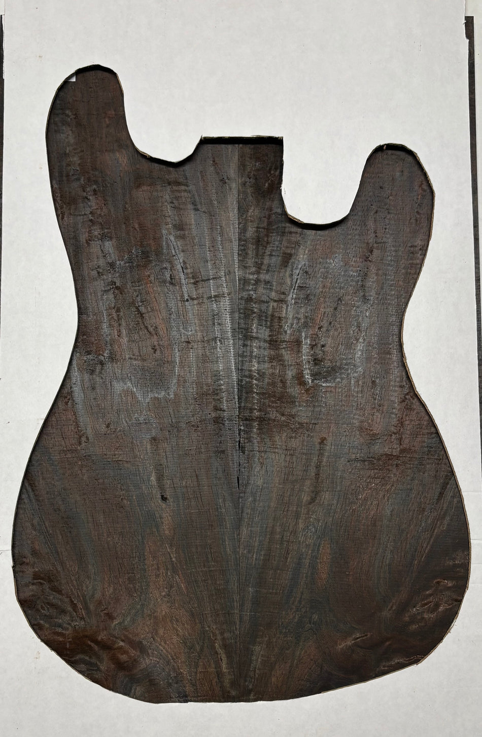 Rare Wild Grain Brazilian Rosewood Guitar Drop Top - 21" x 7-1/8" x 1/4" #204