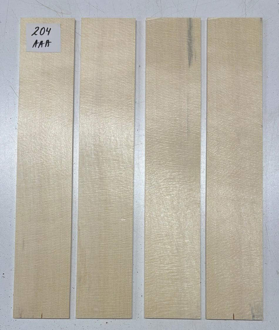 4 Piece German Spruce Baritone Ukulele Guitar Top- AAA Grade #204