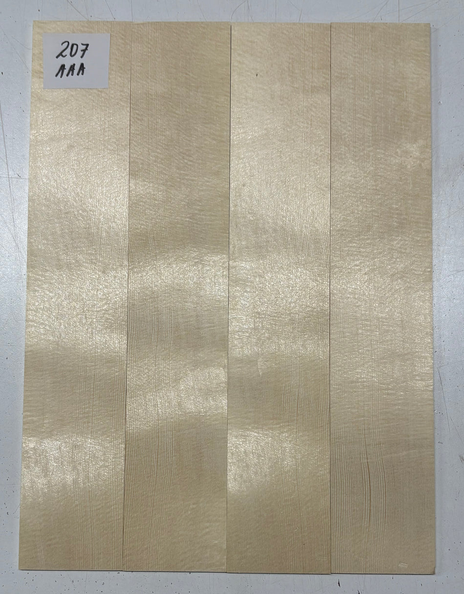 4 Piece German Spruce Baritone Ukulele Guitar Top- AAA Grade #207