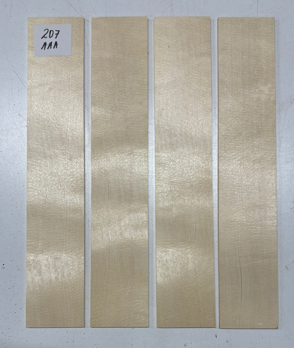 4 Piece German Spruce Baritone Ukulele Guitar Top- AAA Grade #207