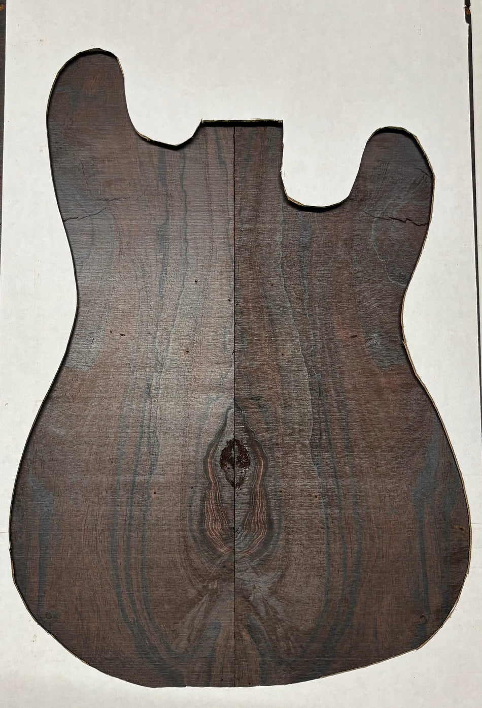 Rare Wild Grain Brazilian Rosewood Guitar Drop Top - 21" x 7-1/8" x 1/4" #208