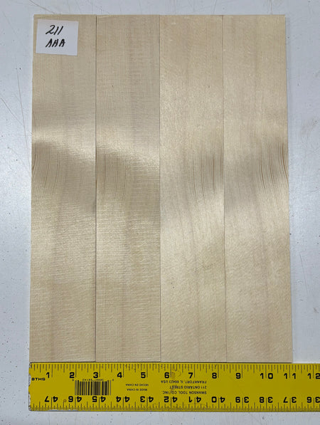 4 Piece German Spruce Baritone Ukulele Guitar Top- AAA Grade #211 - Exotic Wood Zone