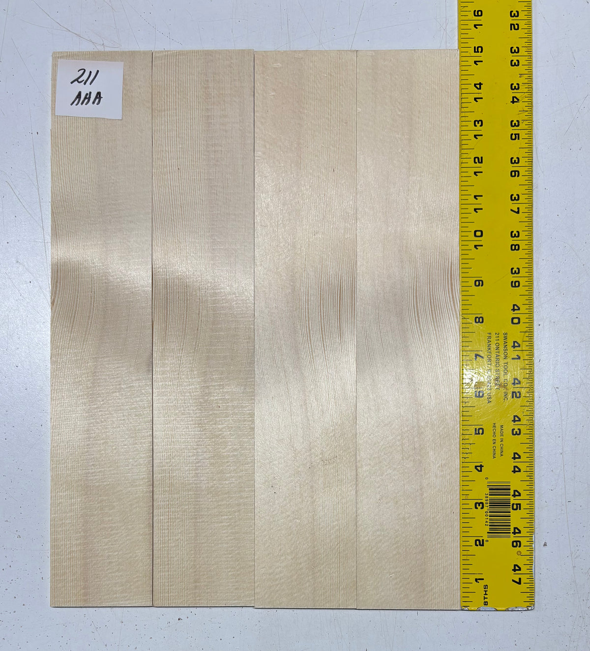 4 Piece German Spruce Baritone Ukulele Guitar Top- AAA Grade #211 - Exotic Wood Zone