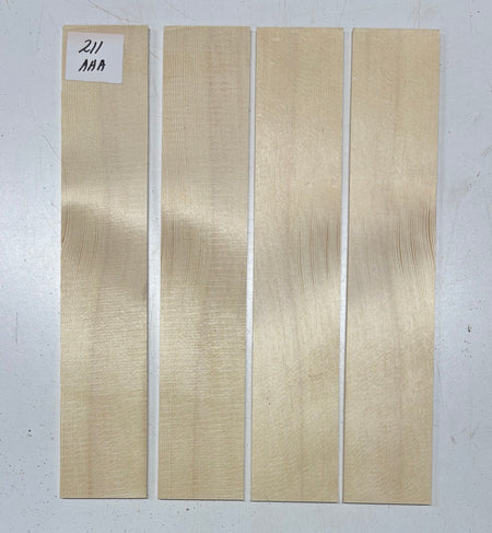 4 Piece German Spruce Baritone Ukulele Guitar Top- AAA Grade #211 - Exotic Wood Zone