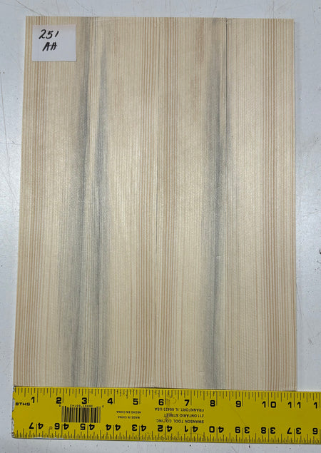 4 Piece German Spruce Baritone Ukulele Guitar Top- AA Grade #251 - Exotic Wood Zone