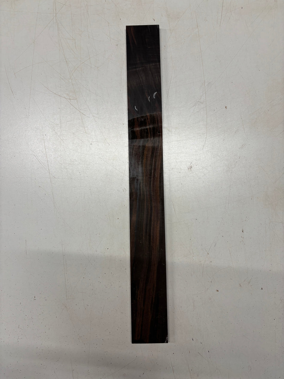 1 Piece, Brazilian Rosewood Fingerboard Blank 21"x2-3/8"x3/8"#5702