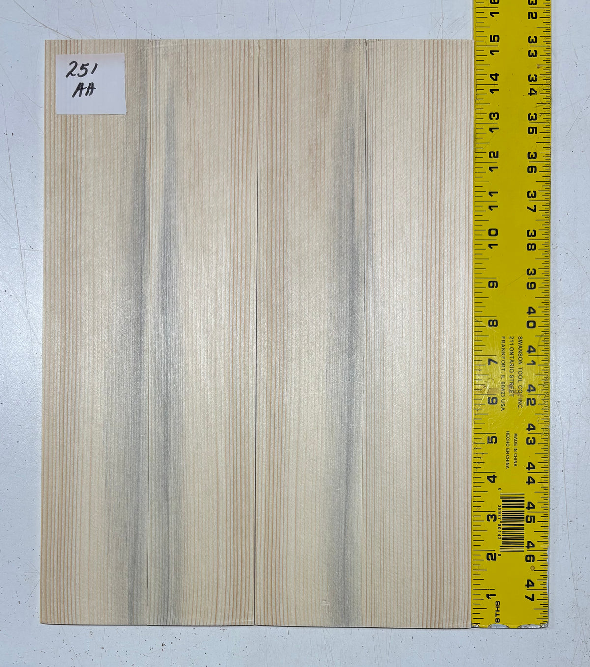 4 Piece German Spruce Baritone Ukulele Guitar Top- AA Grade #251 - Exotic Wood Zone