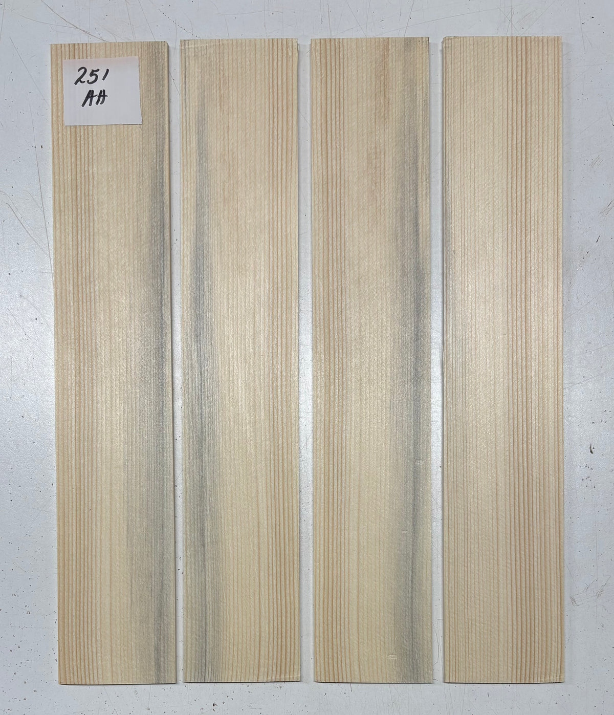 4 Piece German Spruce Baritone Ukulele Guitar Top- AA Grade #251 - Exotic Wood Zone