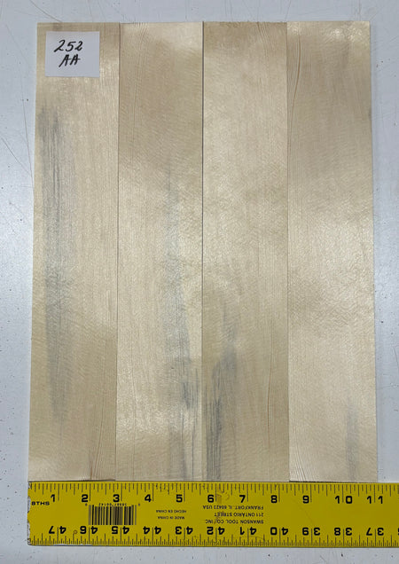 4 Piece German Spruce Baritone Ukulele Guitar Top- AA Grade #252 - Exotic Wood Zone