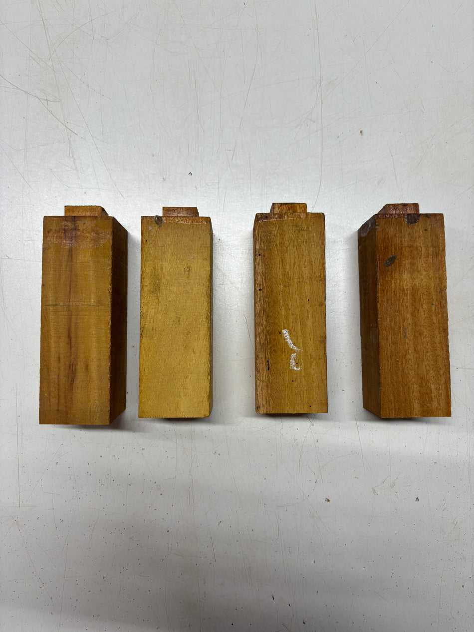 4 Pack, Osage Orange Turning Wood Blank 6"x2"x2"#5704