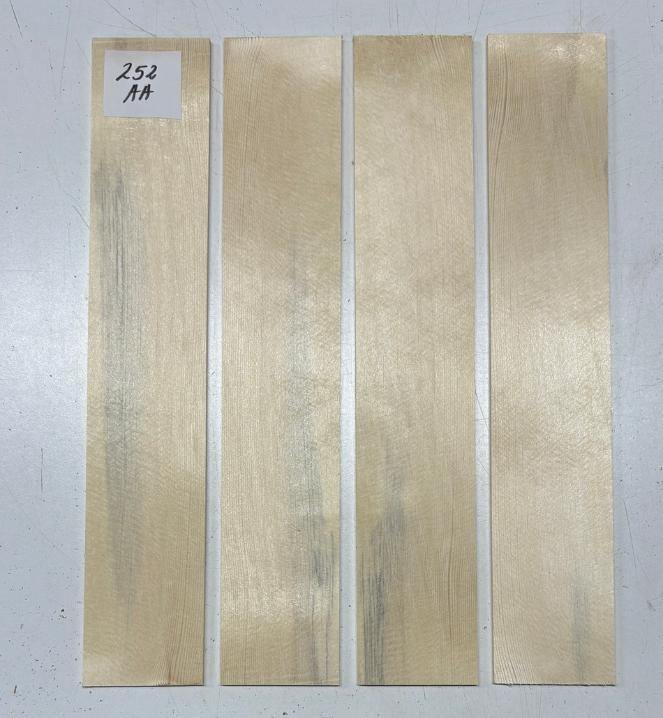 4 Piece German Spruce Baritone Ukulele Guitar Top- AA Grade #252 - Exotic Wood Zone