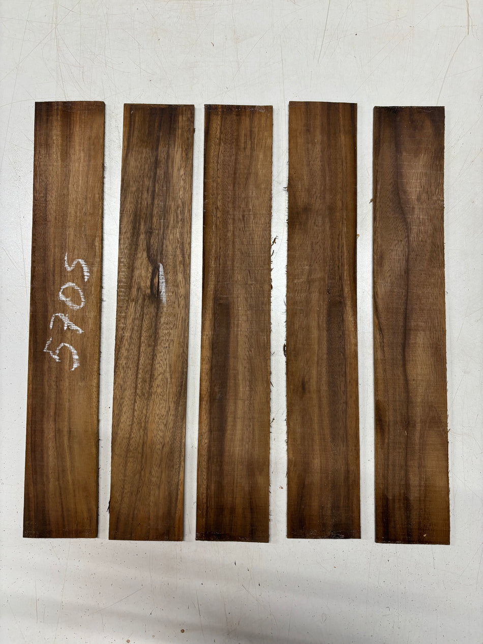 5 Pack, Indian Walnut Thin Stock Lumber 18"x3"x1/8"#5705