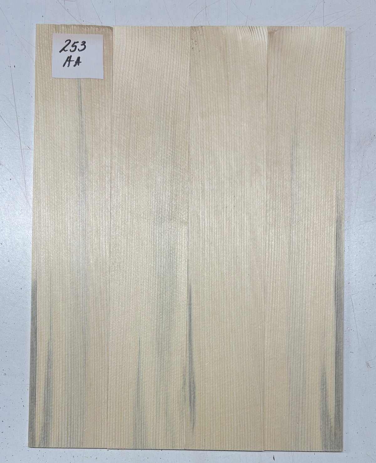 4 Piece German Spruce Baritone Ukulele Guitar Top- AA Grade #253 - Exotic Wood Zone