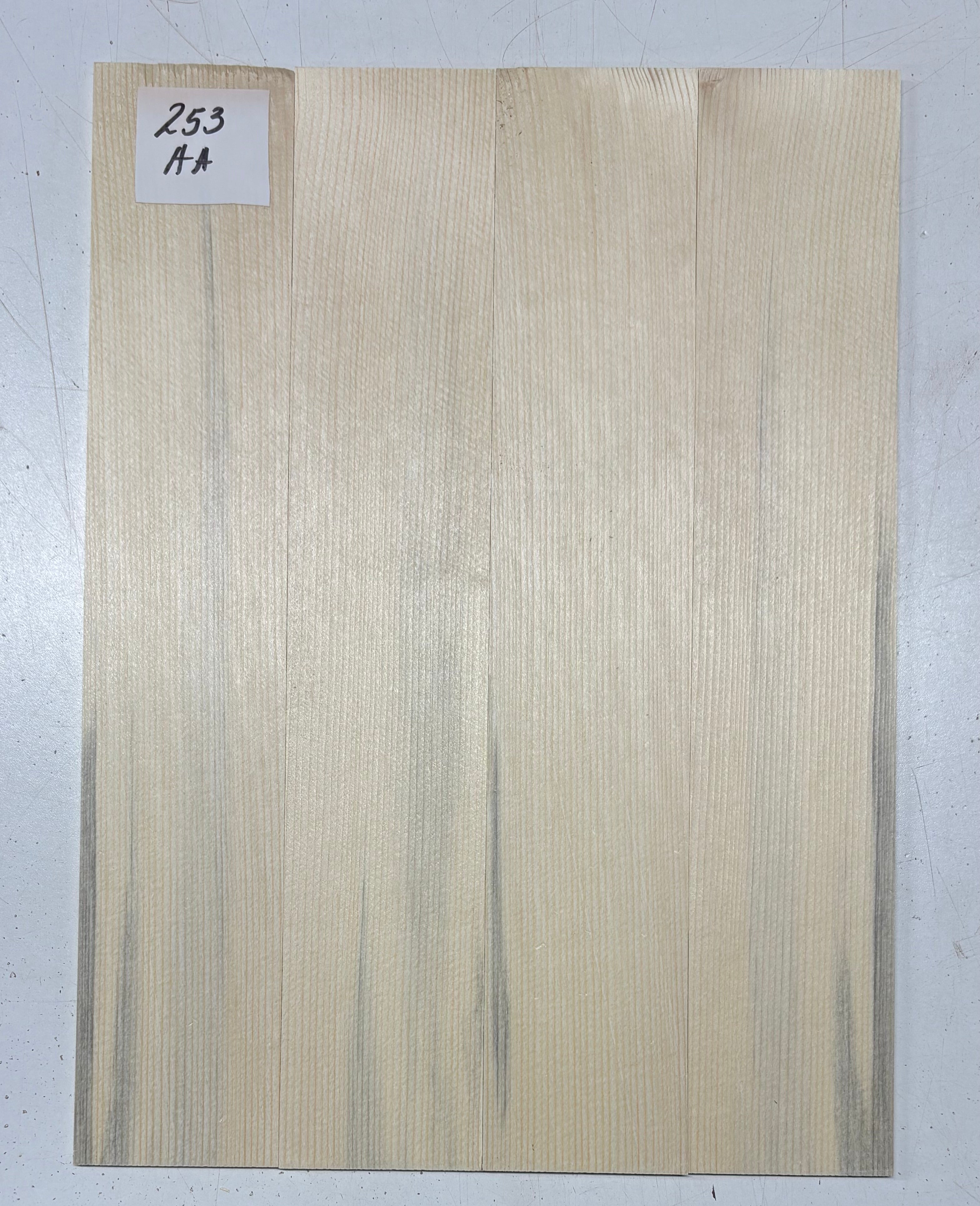 4 Piece German Spruce Baritone Ukulele Guitar Top- AA Grade #253 - Exotic Wood Zone