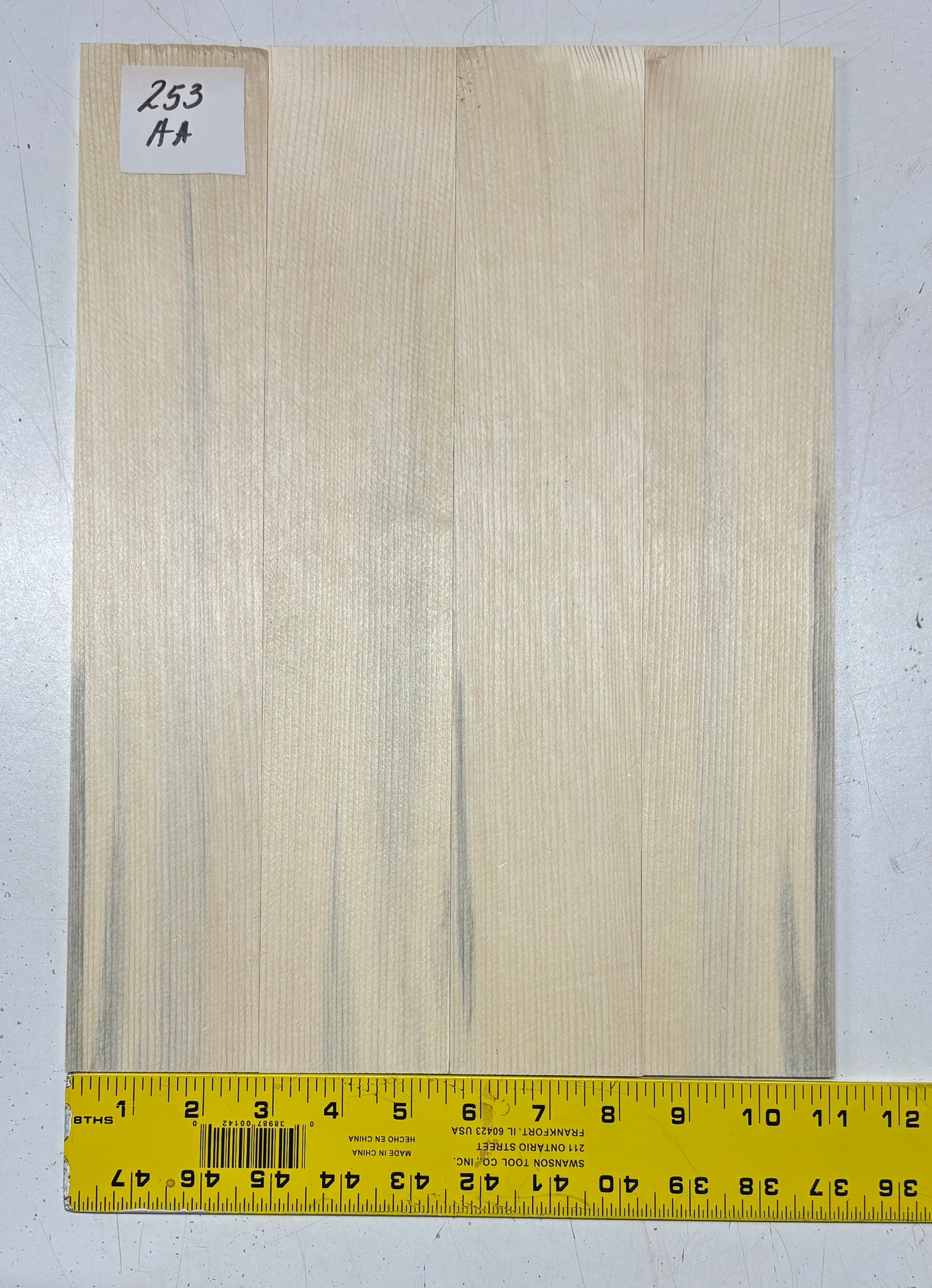 4 Piece German Spruce Baritone Ukulele Guitar Top- AA Grade #253 - Exotic Wood Zone