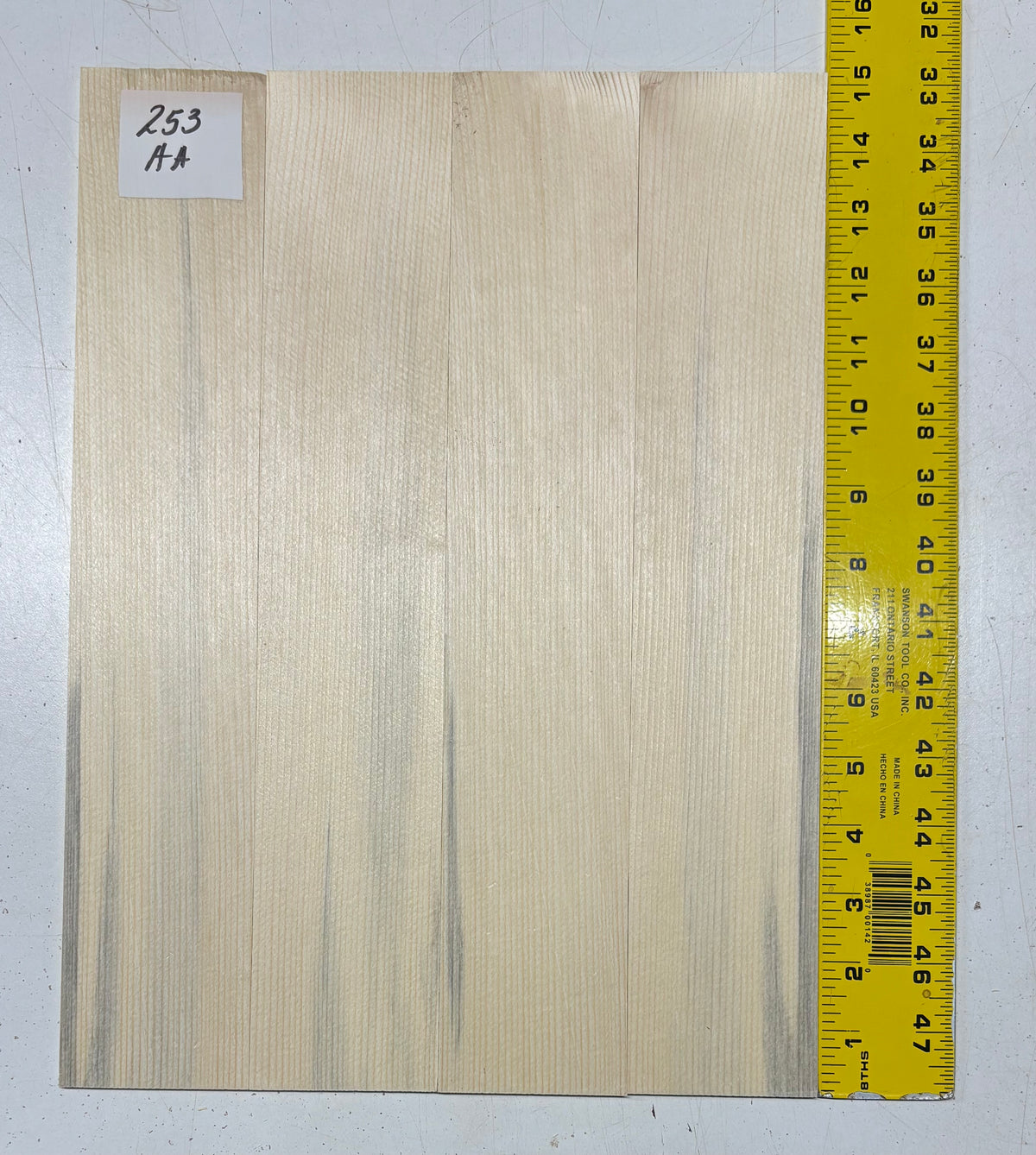 4 Piece German Spruce Baritone Ukulele Guitar Top- AA Grade #253 - Exotic Wood Zone