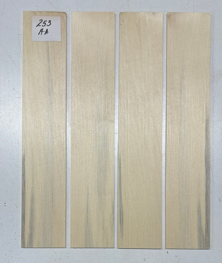 4 Piece German Spruce Baritone Ukulele Guitar Top- AA Grade #253 - Exotic Wood Zone