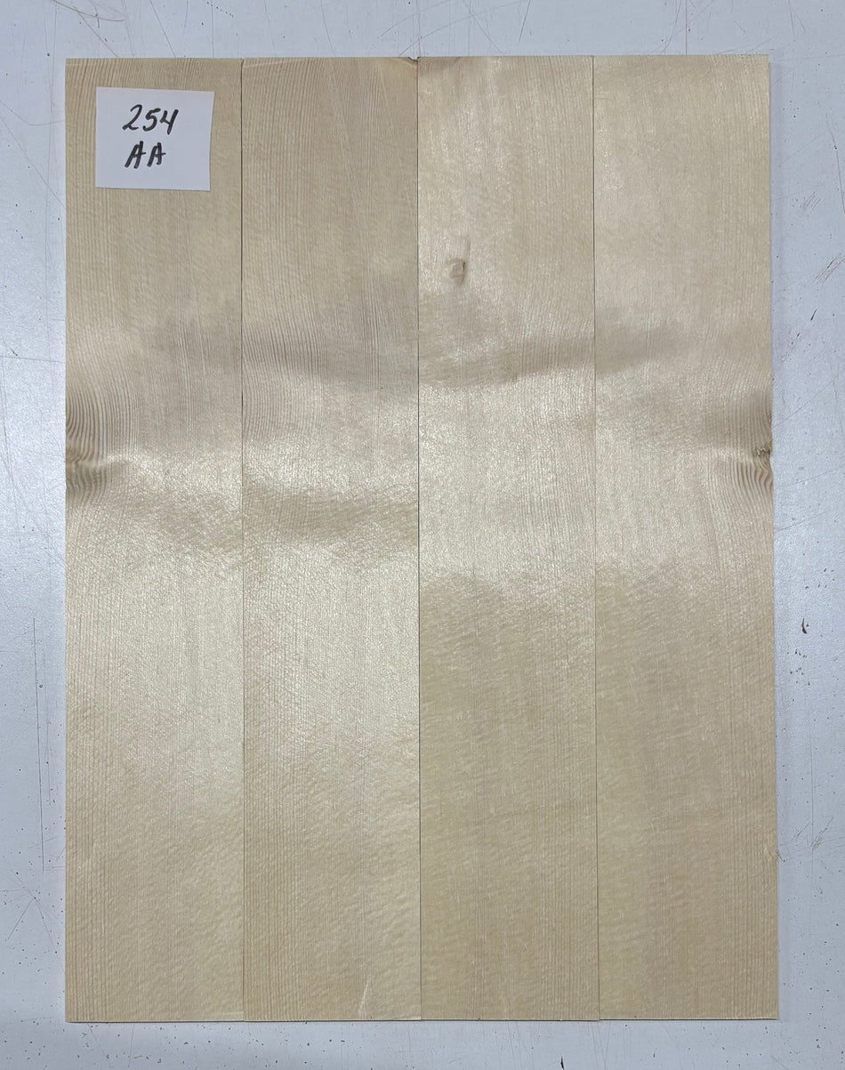 4 Piece German Spruce Baritone Ukulele Guitar Top- AA Grade #254