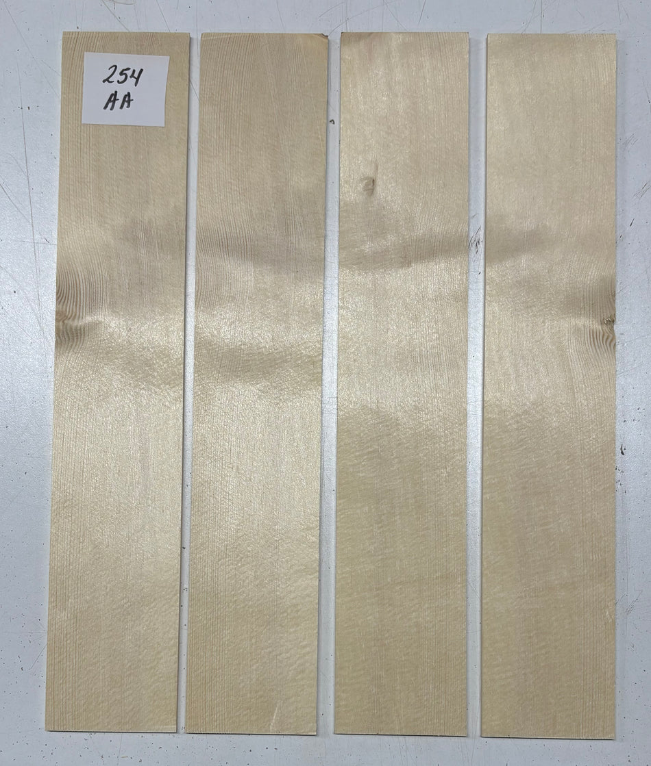 4 Piece German Spruce Baritone Ukulele Guitar Top- AA Grade #254