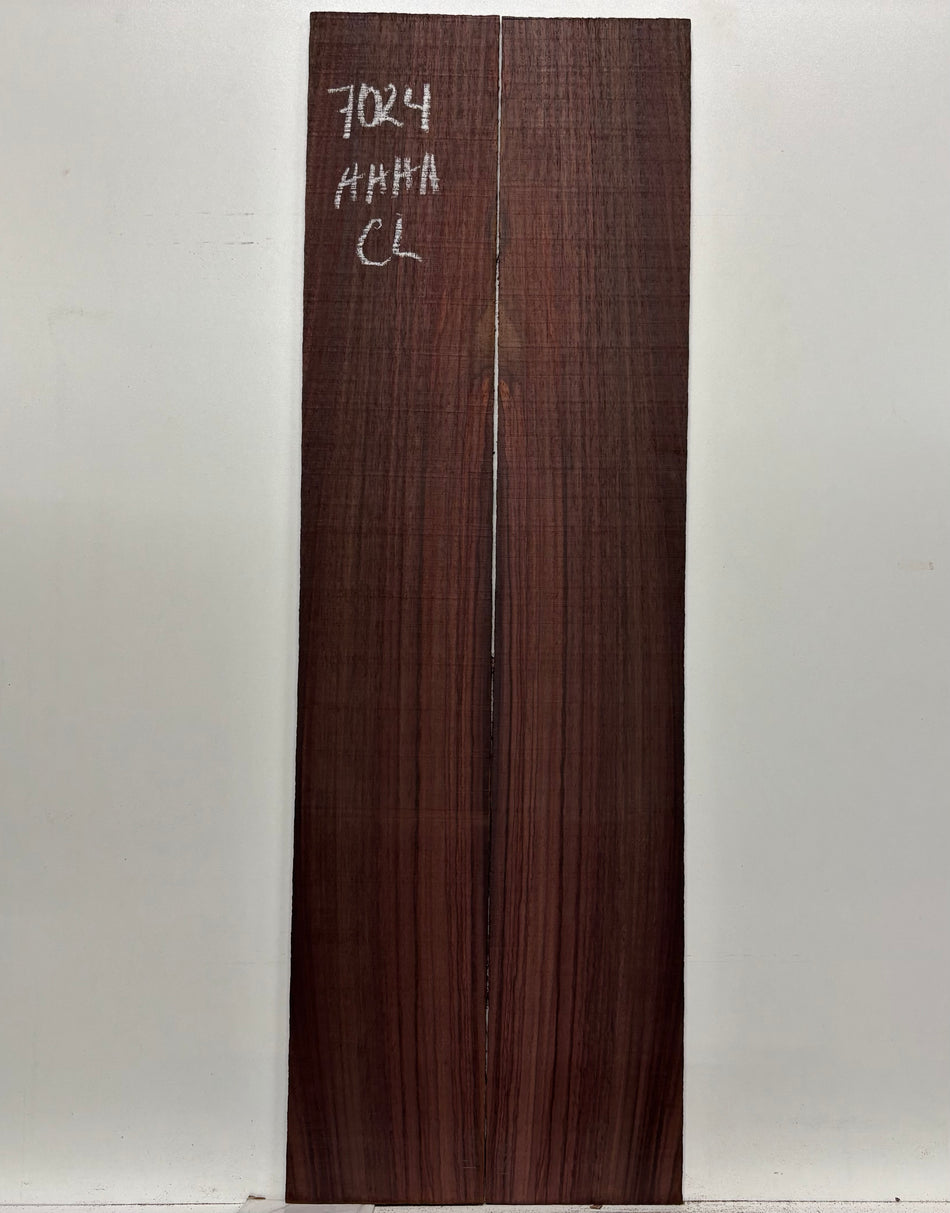 Juego de fondo y aros de guitarra de grado AAAA Dreadnought de palisandro de la India Oriental #61 