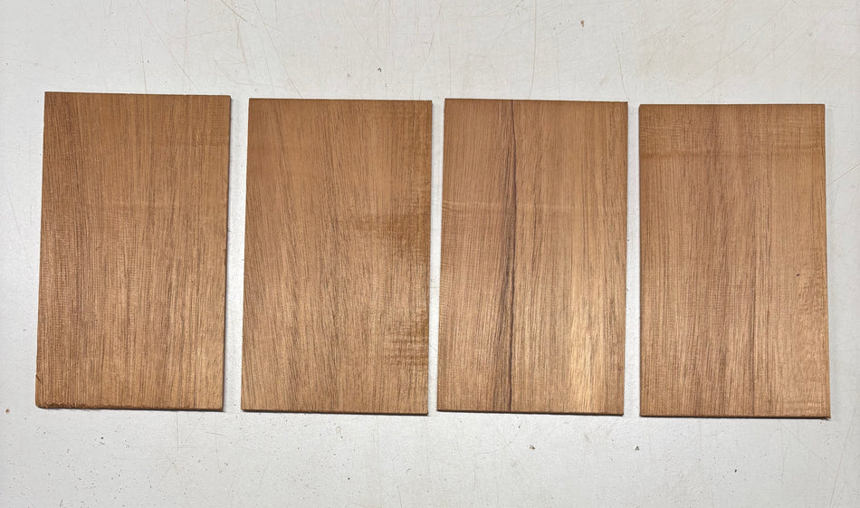 4 Pack, African Mahogany Thin Stock Lumber 9"x5-1/4"x1/8"#5710