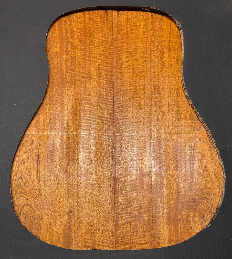 Flame Genuine Mahogany Dreadnought Guitar Back Set #4086