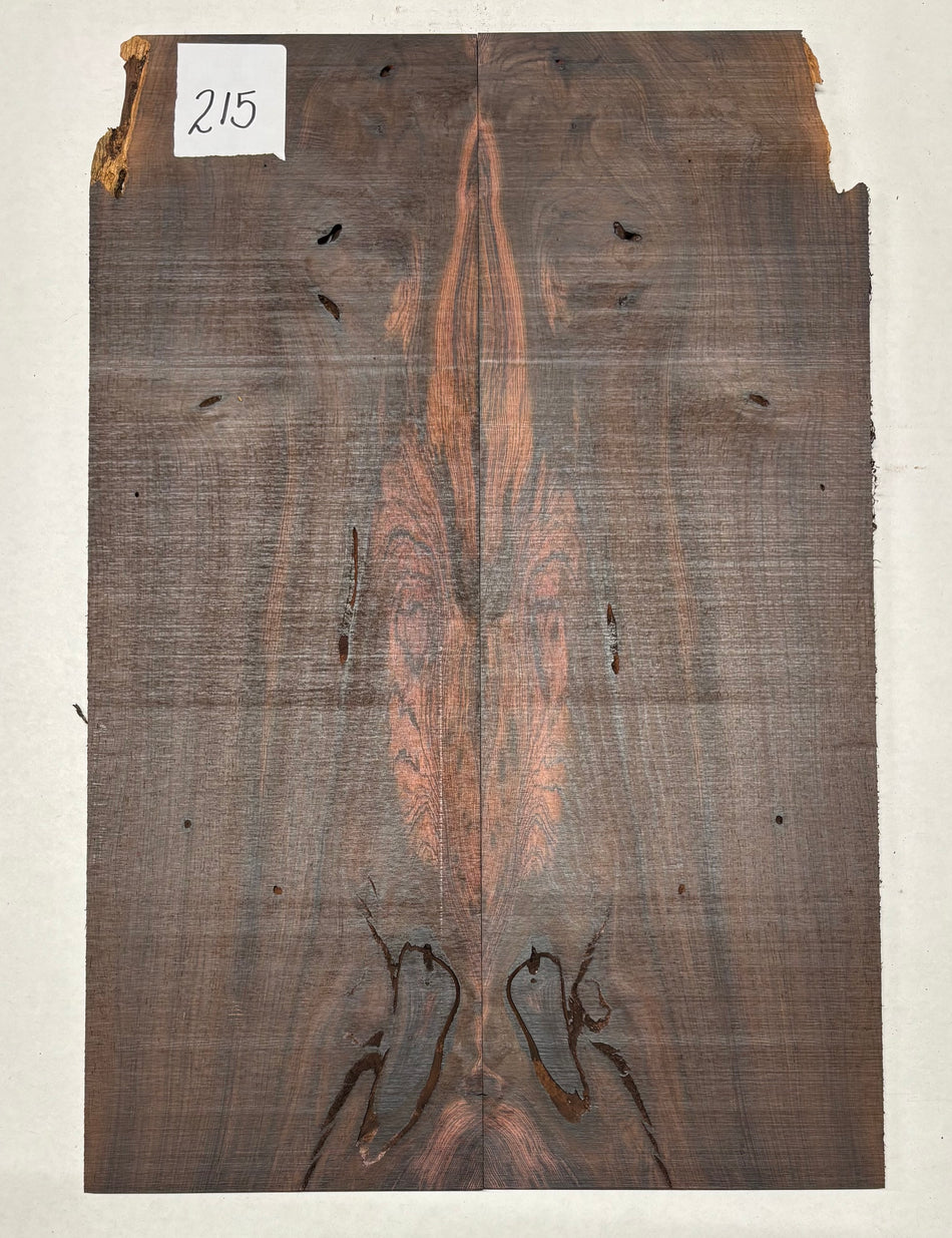 Rare Wild Grain Brazilian Rosewood Guitar Drop Top - 21" x 7-1/8" x 1/4" #215