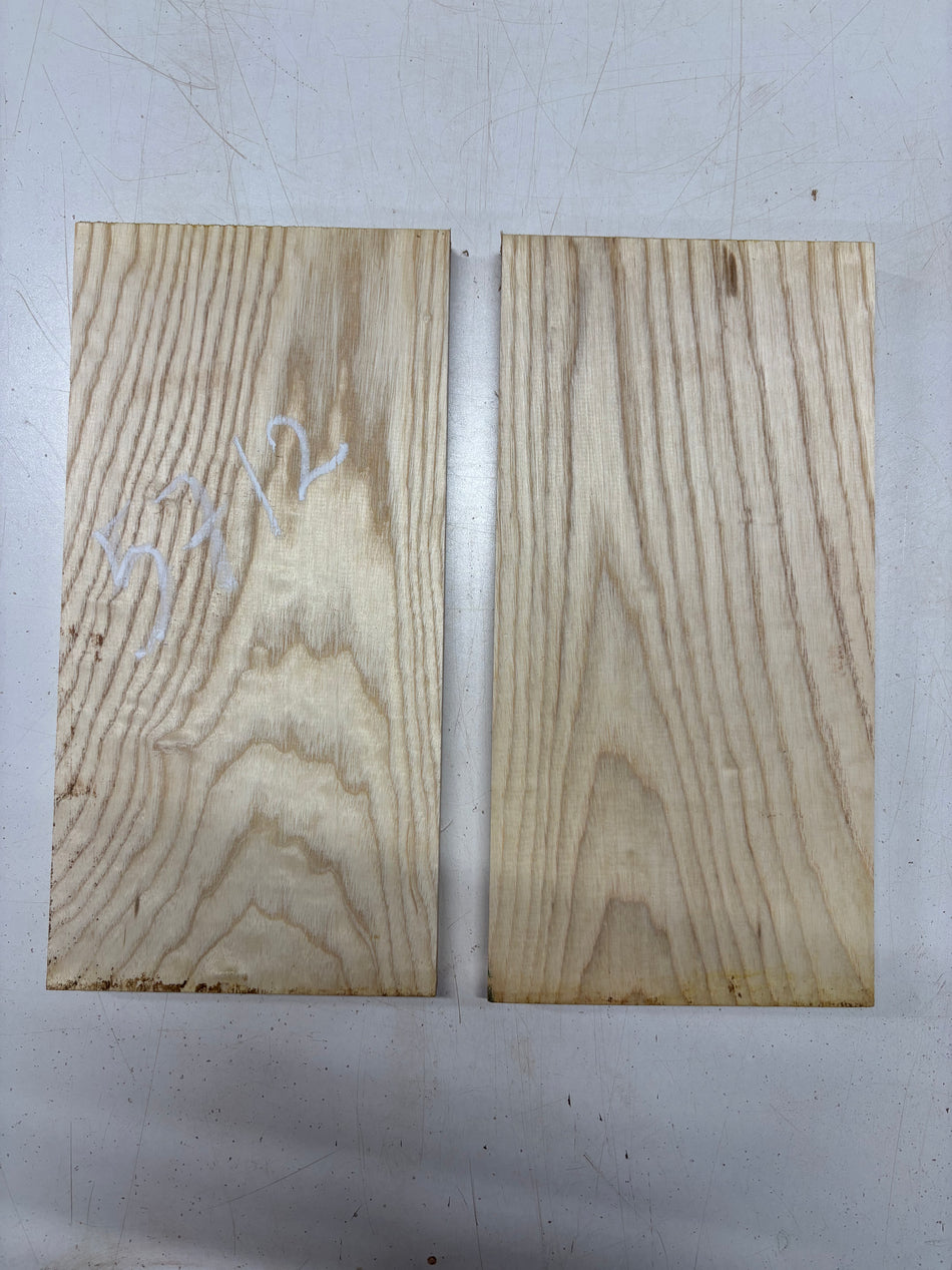 2 Pack, White Ash Thin Stock Lumber 12"x6"x3/4"#5712