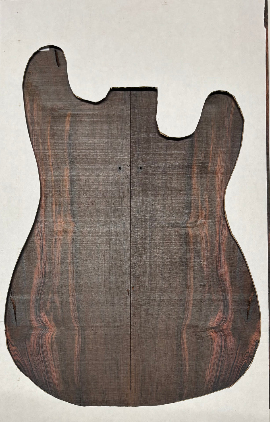 Rare Wild Grain Brazilian Rosewood Guitar Drop Top - 21" x 7-1/8" x 1/4" #216