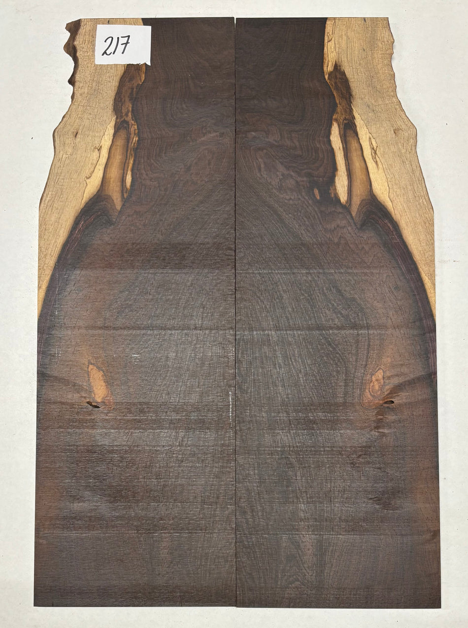 Rare Wild Grain Brazilian Rosewood Guitar Drop Top - 21" x 7-1/8" x 1/4" #217