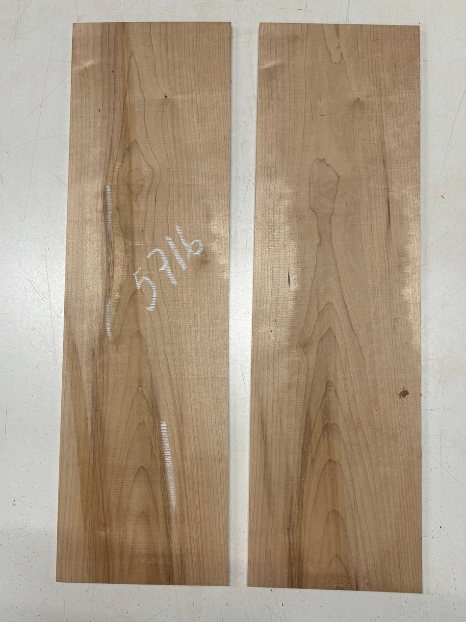 2 Pack, Hard Maple Thin Stock Lumber  24"x7"x1/4"#5716