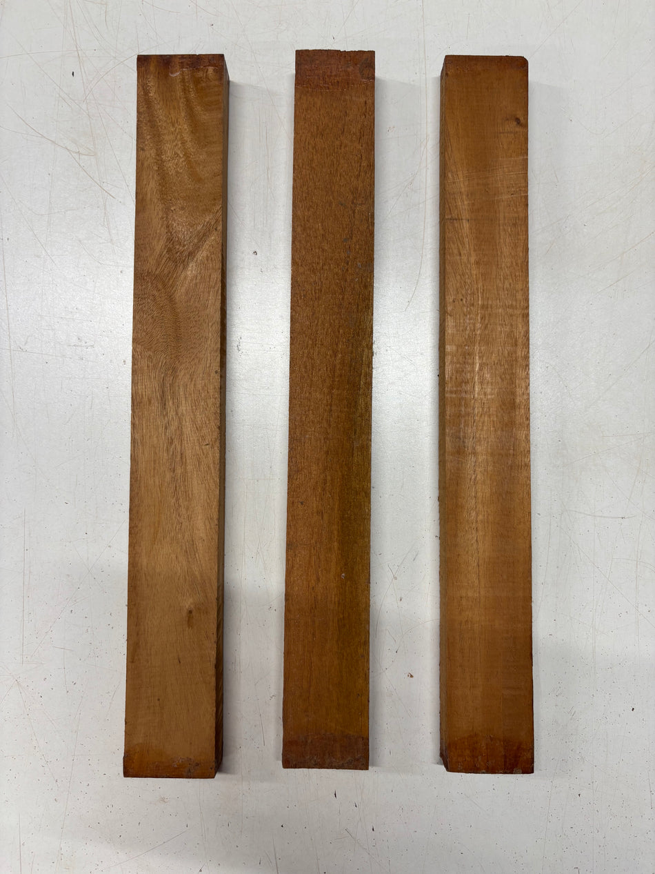 3 Pack, Mahogany Thin Stock Lumber 18"x2"x7/8"#5718