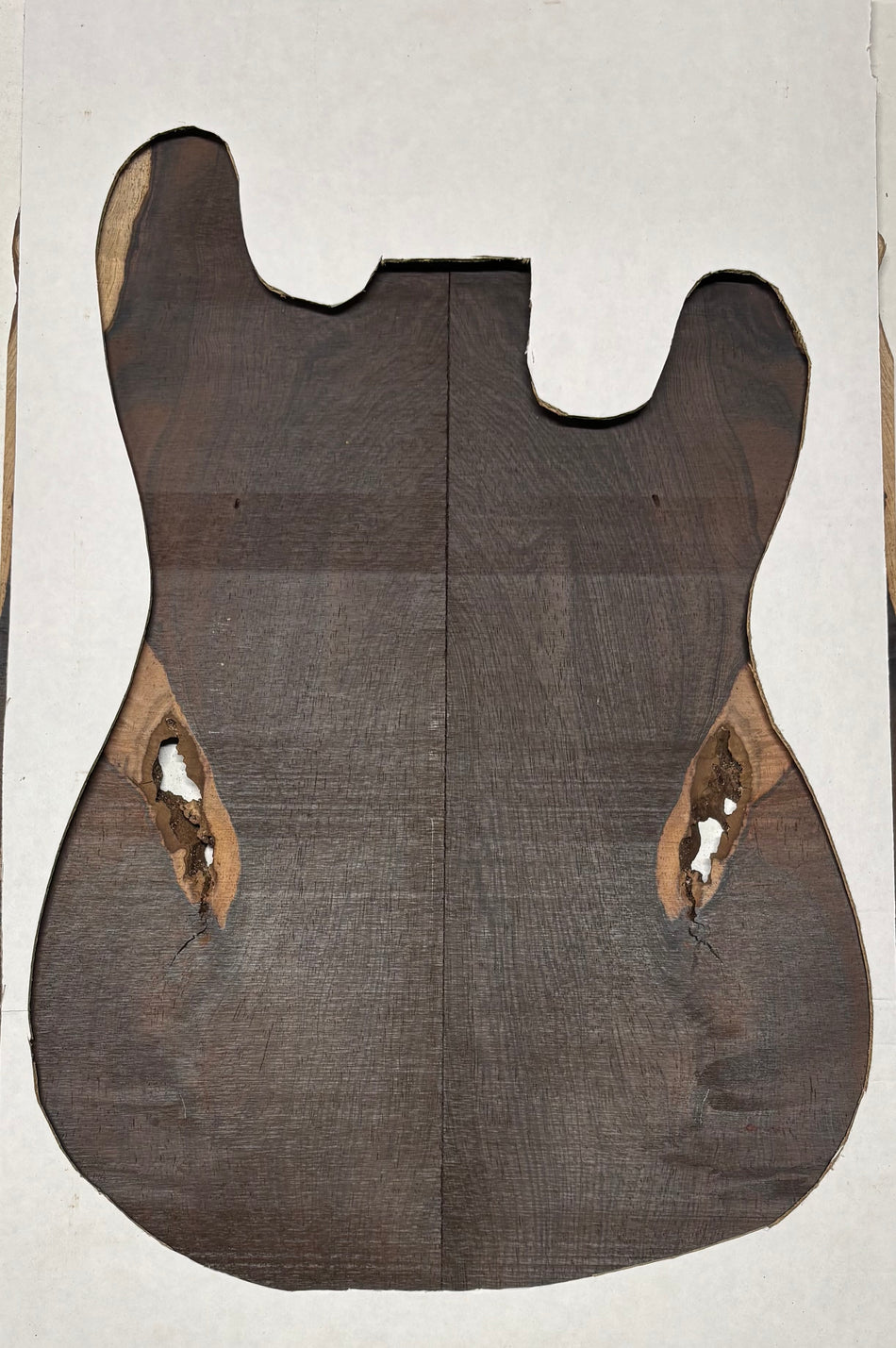 Rare Wild Grain Brazilian Rosewood Guitar Drop Top - 21" x 7-1/8" x 1/4" #218