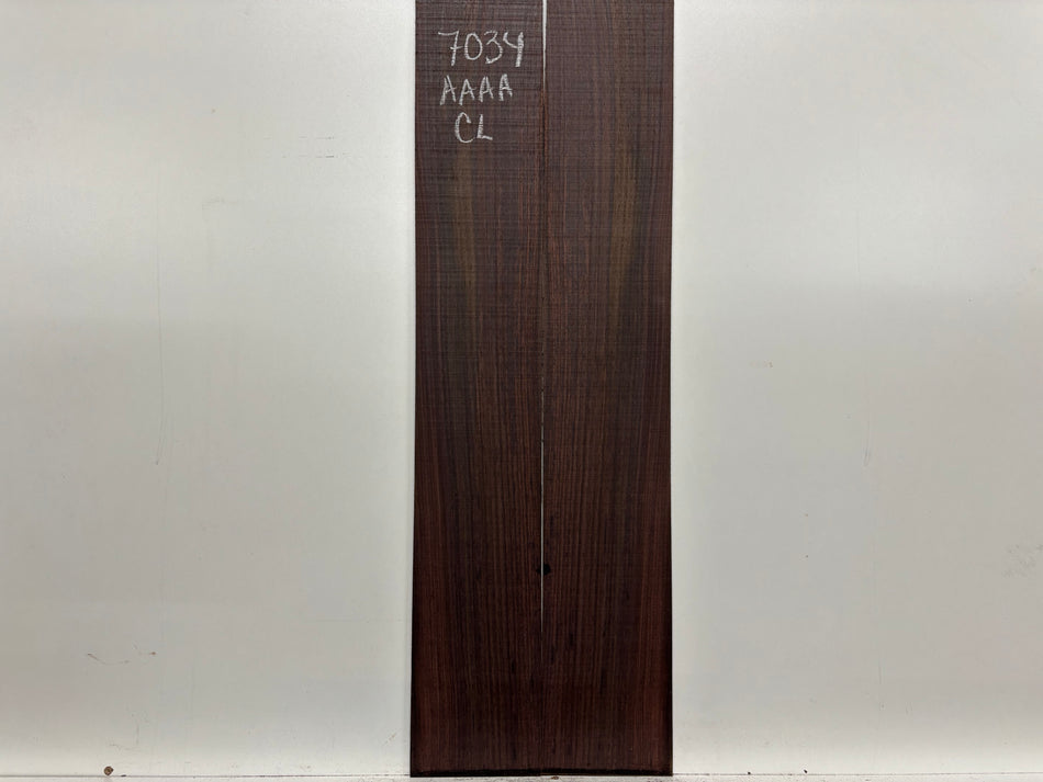 Juego de fondo y aros de guitarra de grado AAAA Dreadnought de palisandro de la India Oriental #61 