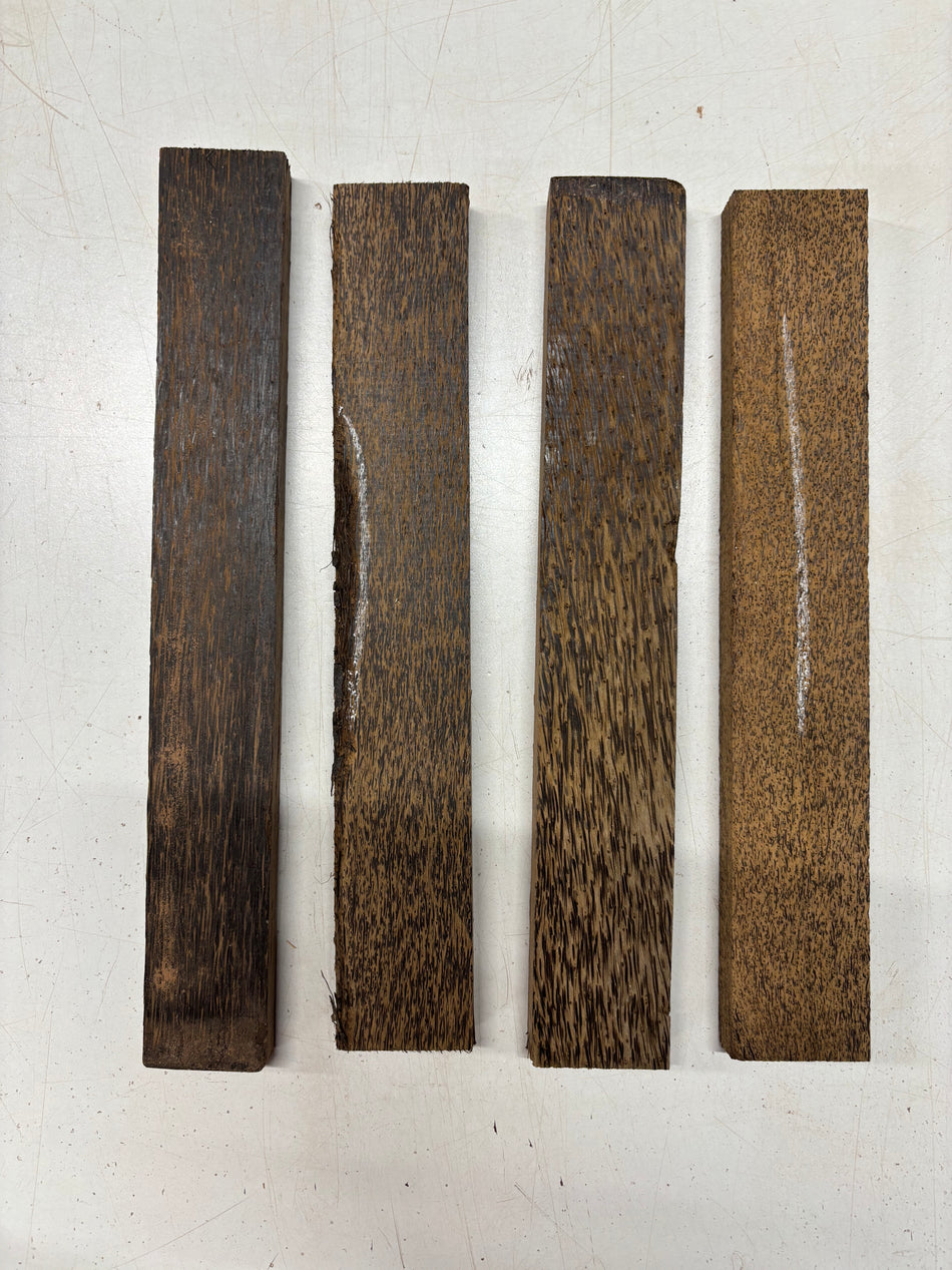 4 Pack, Black Palm Thin Stock Lumber 12-1/2"x2"x3/4"#5720