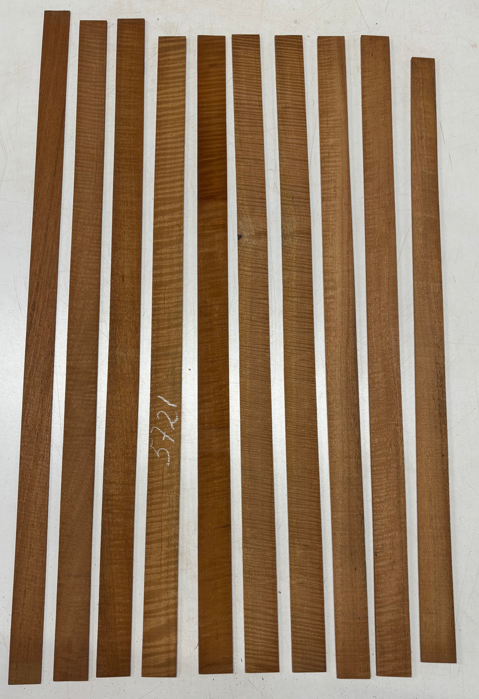 10 Pack, Flame Honduras Mahogany Binding Blank #5721