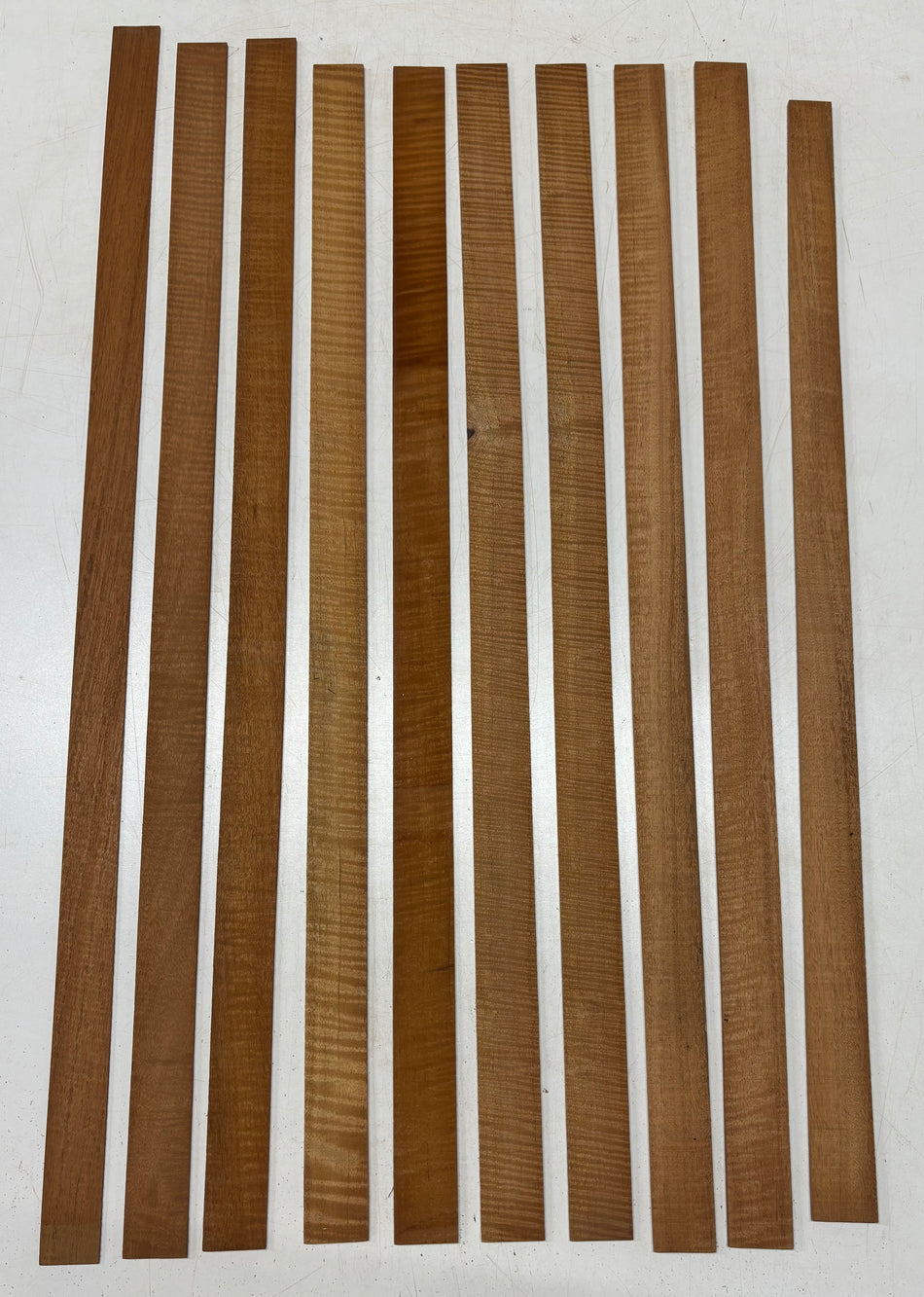 10 Pack, Flame Honduras Mahogany Binding Blank #5721