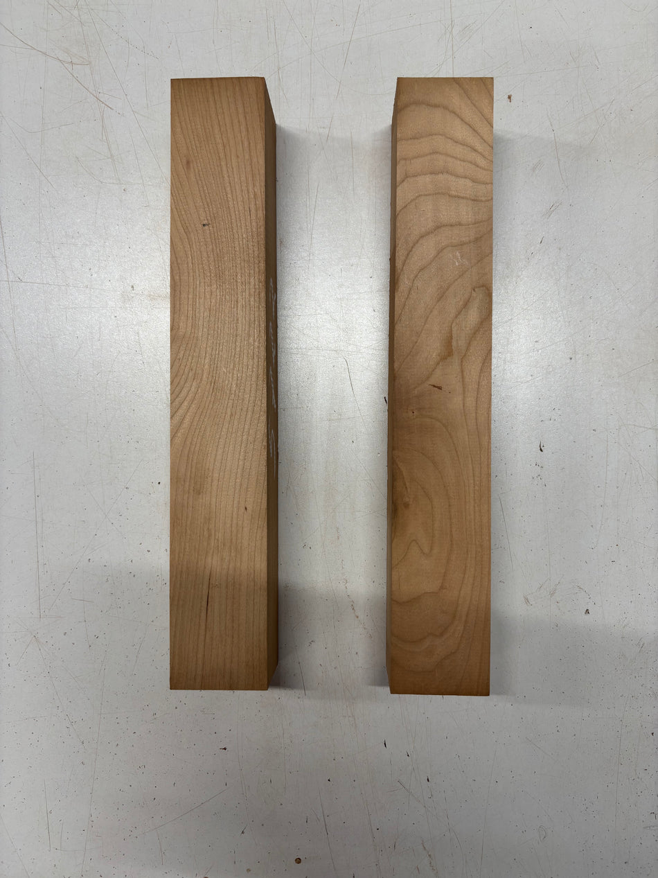 2 Pack, Cherry Turning Wood Blanks 13"x2"x2"#5722