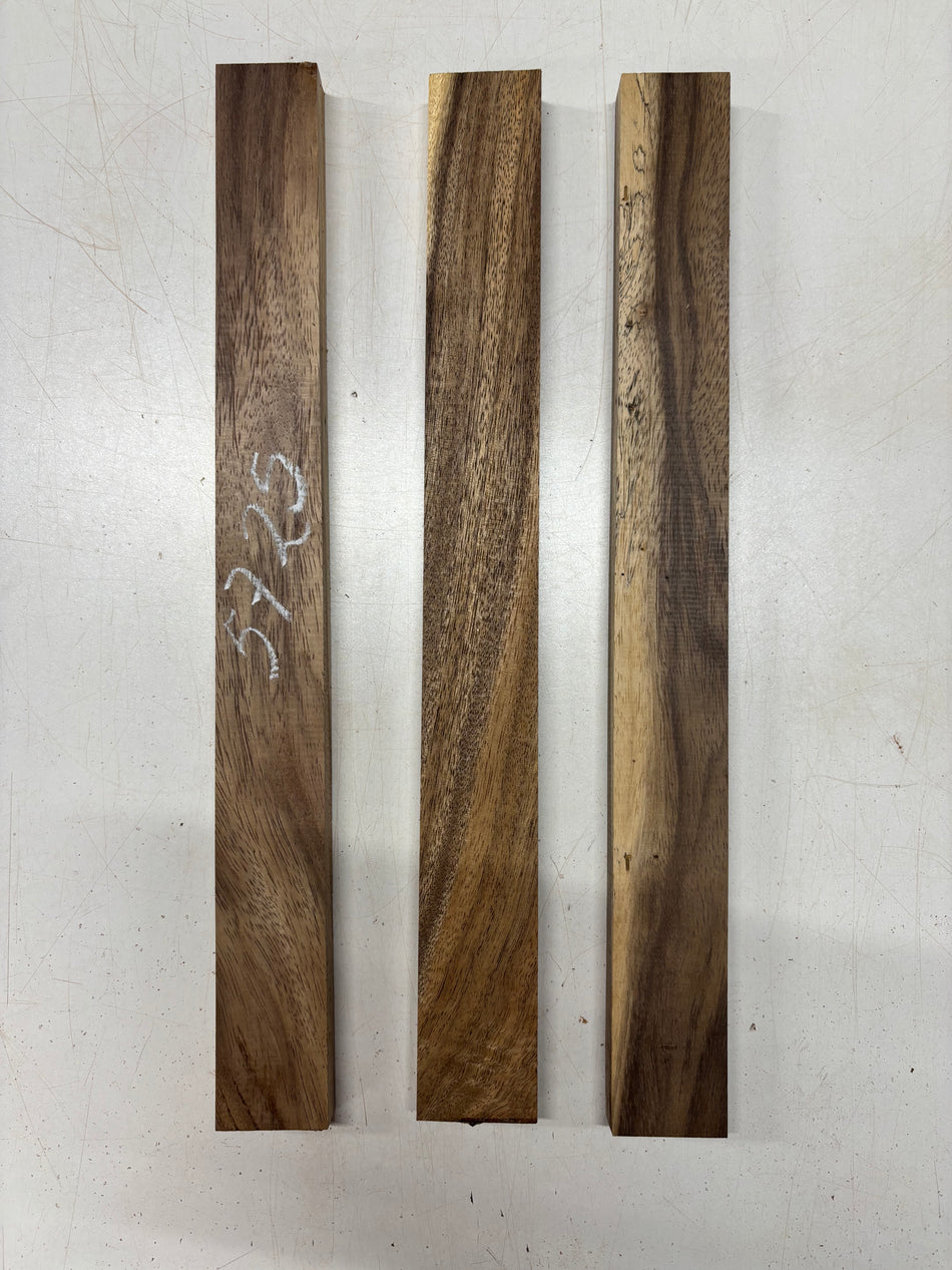 3 Pack, Indian Walnut Thin Stock Lumber 18"x1-7/8"x3/4"#5725