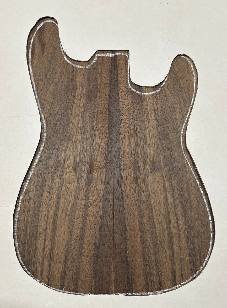 Plateaux de guitare sculptés en érable ondé flammé piqué, appairés, 20" x 7-3/8" x 1" #06