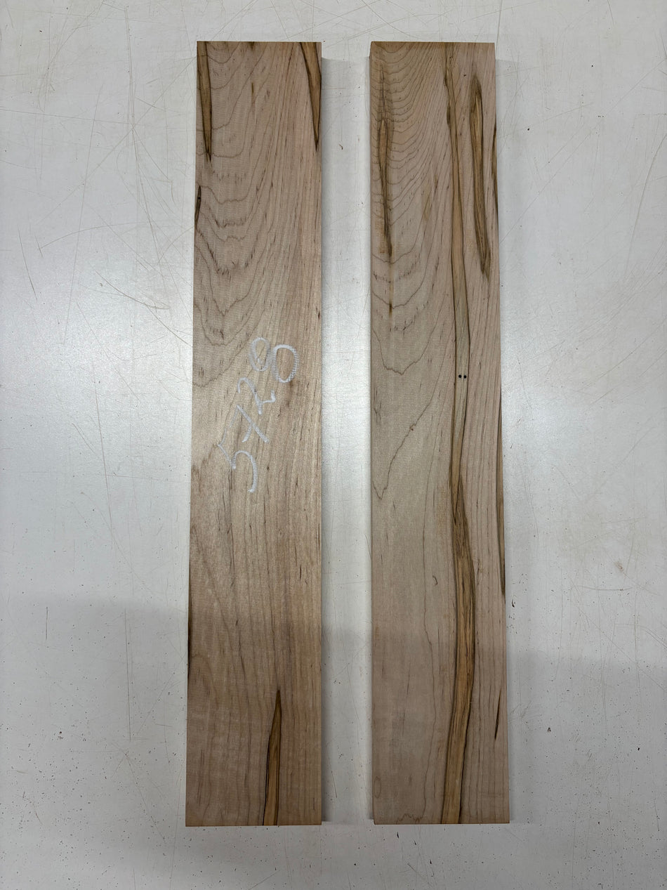 2 Pack, Ambrosia Maple Thin Stock Lumber 24"x4"x3/4"#5728