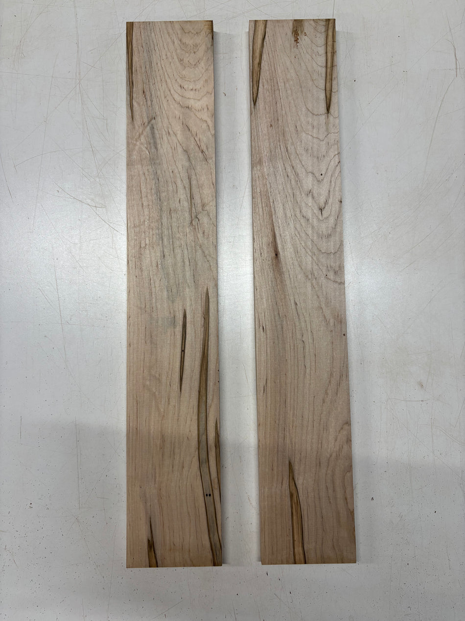 2 Pack, Ambrosia Maple Thin Stock Lumber 24"x4"x3/4"#5728