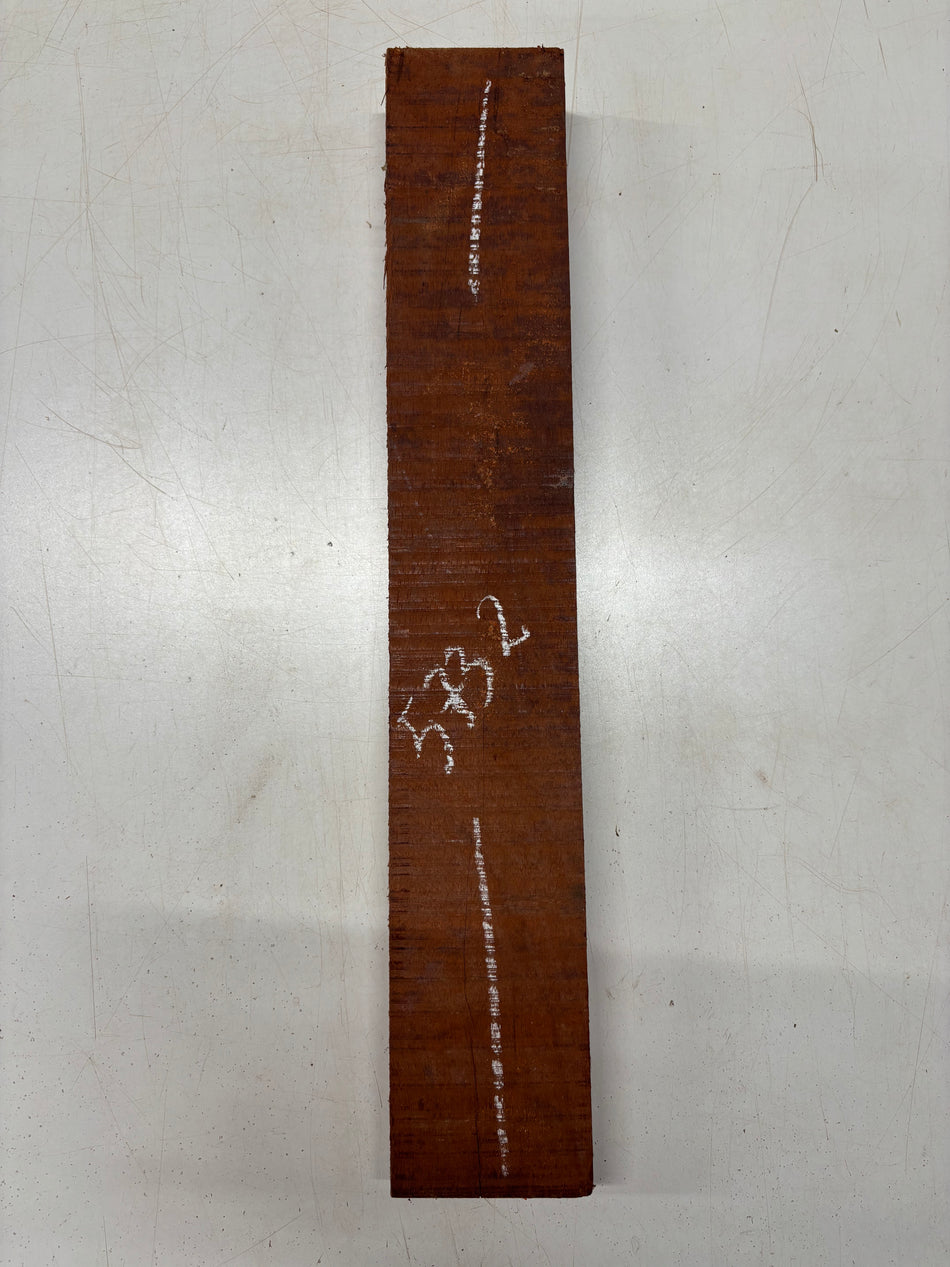 1 Piece, Padauk Lumber Board Blank 24"x4"x2"#5732