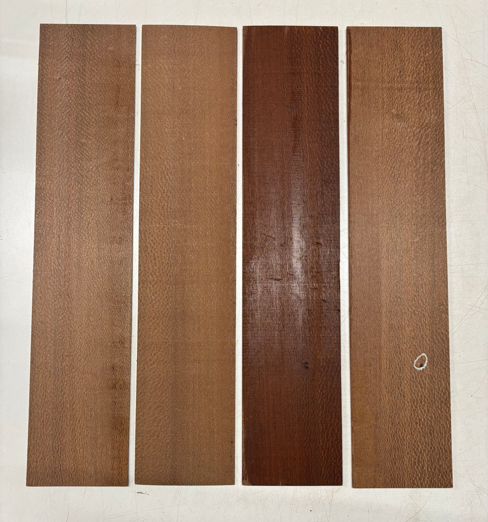 4 Pack, Leopardwood Thin Stock Lumber  – 24" x 5" x 1/8"  – 24"x 5" x 1/4"#4162 Exotic Wood Zone 