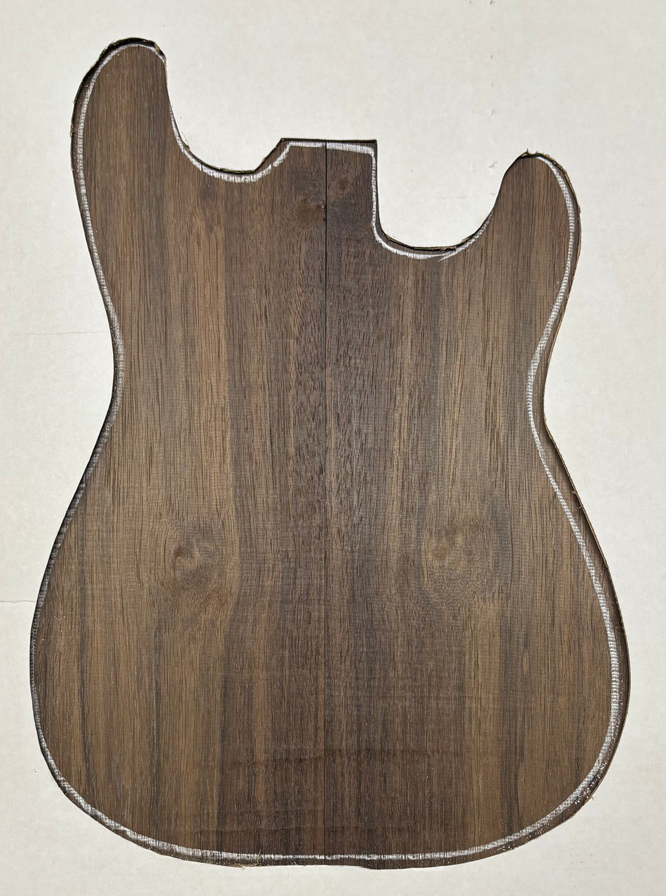 Plateaux de guitare sculptés en érable ondé flammé piqué (bookmatched) 20" x 7-1/2" x 1-1/4" #02