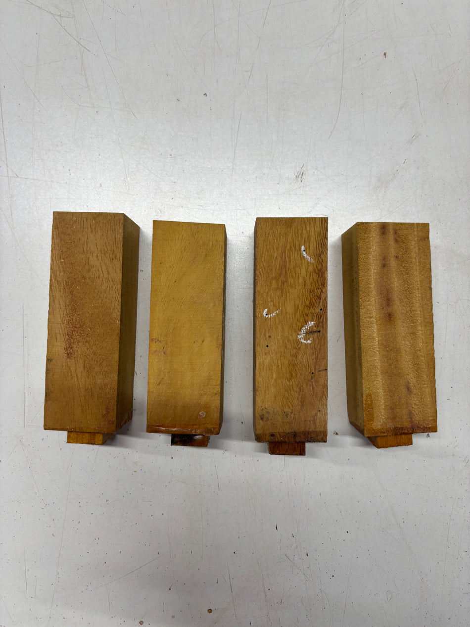 4 Pack, Osage Orange Turning Wood Blanks 6"x2"x2"#5735