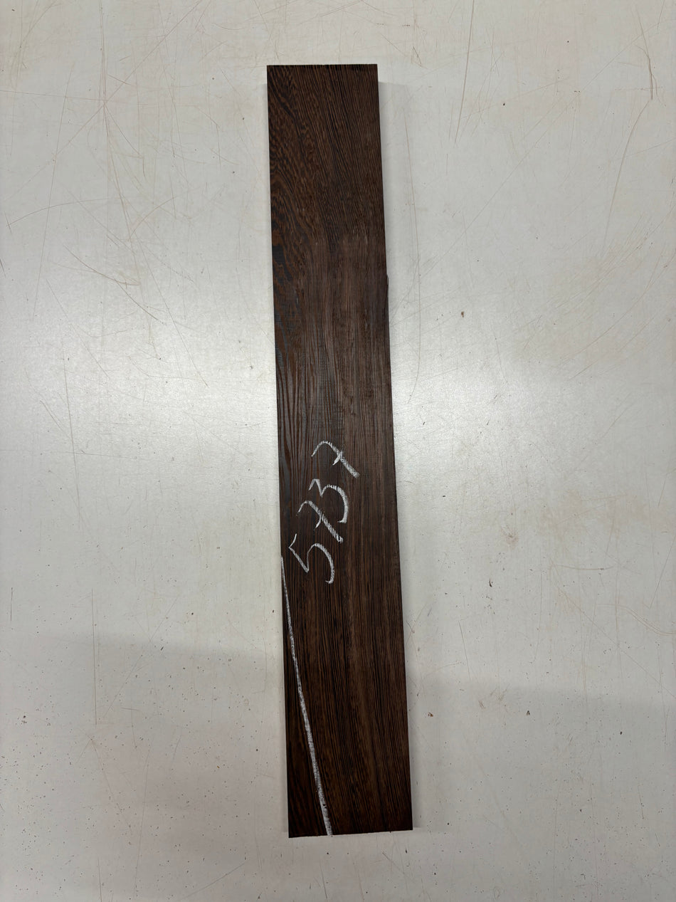 1 Pack, Wenge Thin Stock Lumber 23"x3-1/2"x3/4"#5737